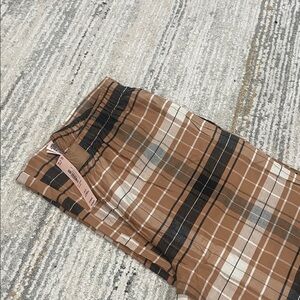 Victoria's Secret Brown Plaid Pajama Pants